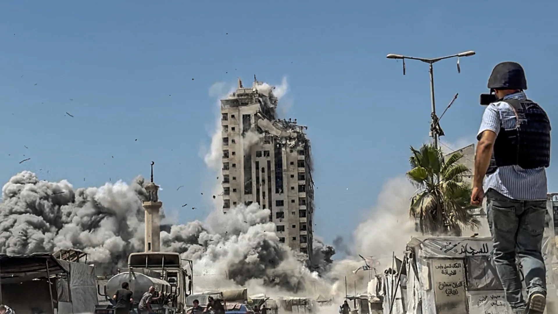 
                    Israel alerta para ataque iminente a edifício alto da Cidade de Gaza
                