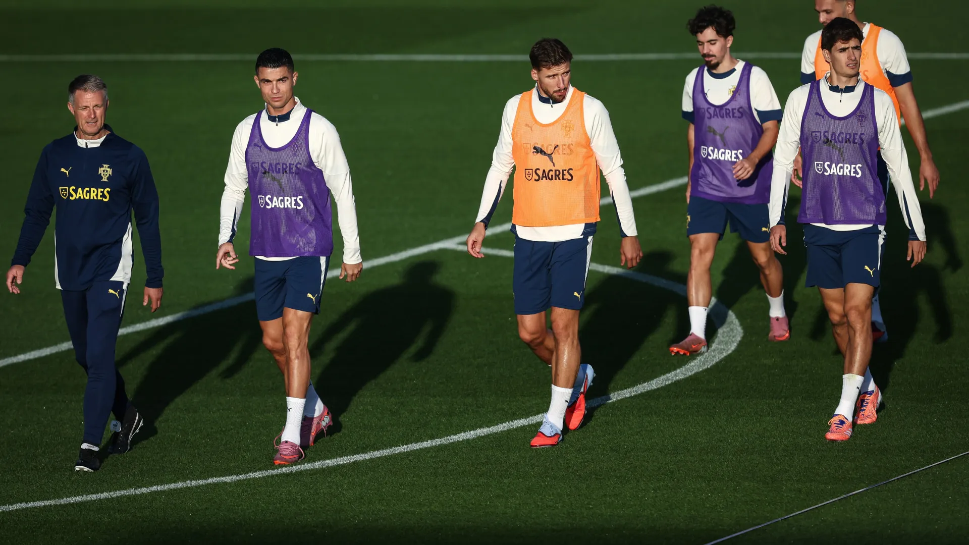 Portugal faz o último treino antes da receção à Irlanda rumo ao Mundial