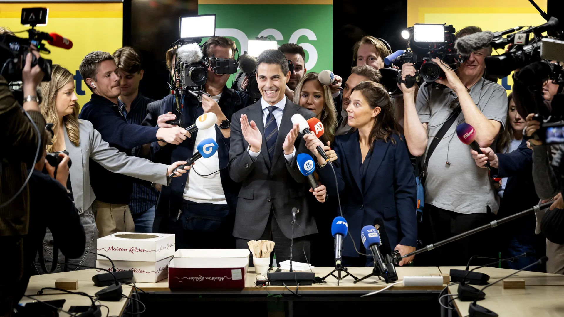 Projeções dão vitória ao partido centrista D66 nos Países Baixos