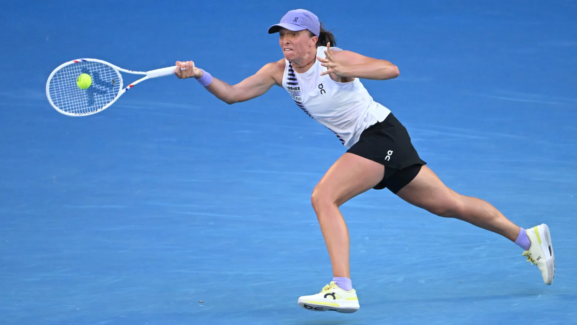 
                    Iga Swiatek apura-se para os quartos de final do Open da Austrália
                