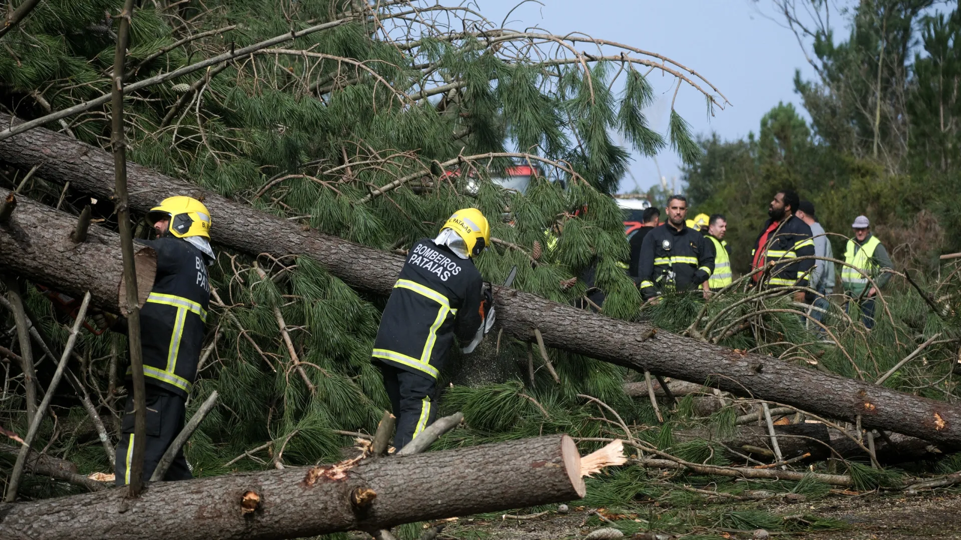 
                    Depressão Kristin causou mais de 5.400 ocorrências até às 22h00
                