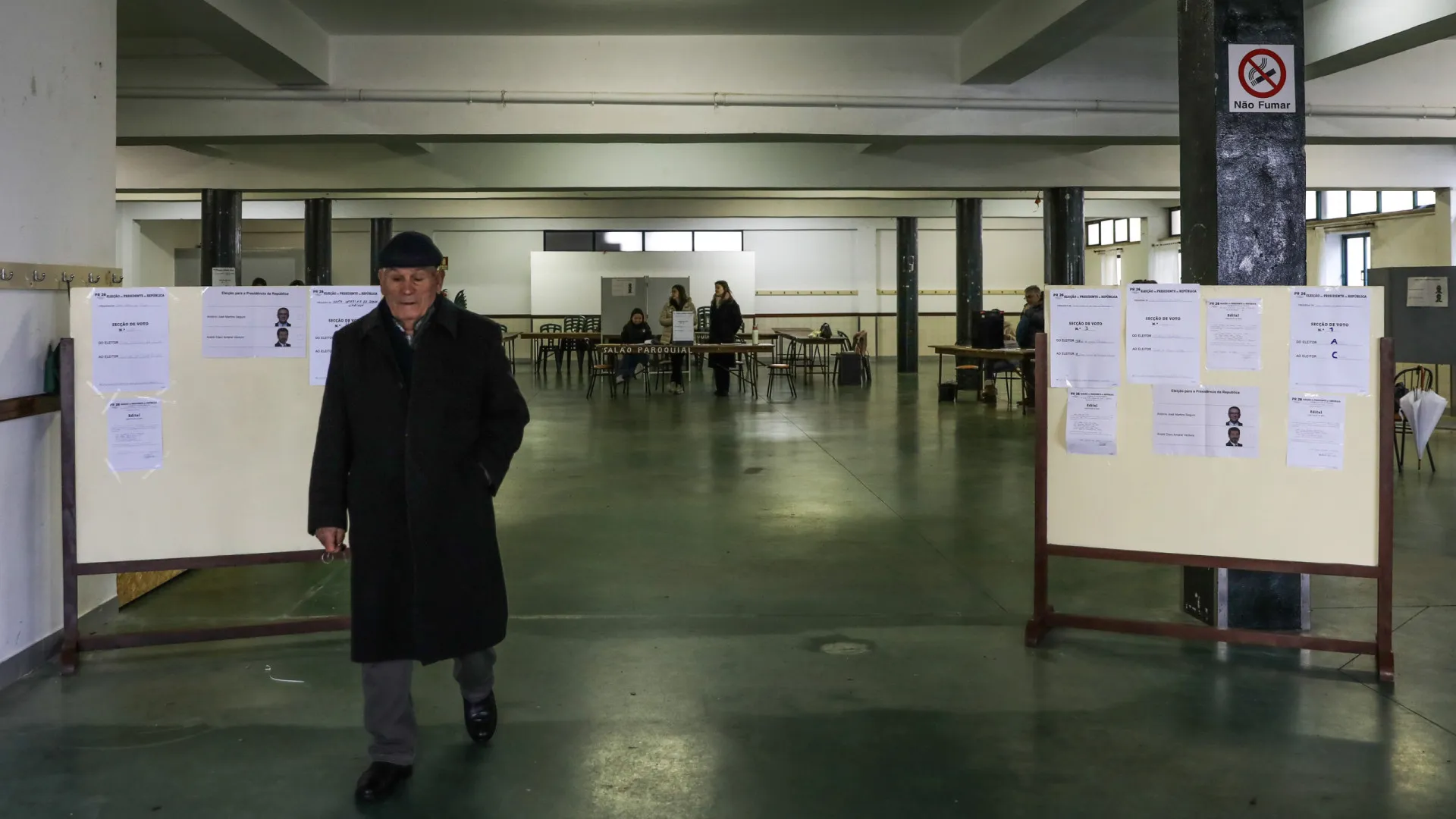 
                    Freguesia em Leiria antecipa aumento da abstenção devido ao mau tempo
                