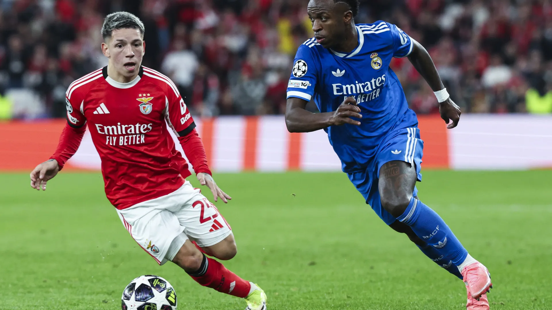 
                    Prestianni nega alegados insultos racistas a Vinícius: 