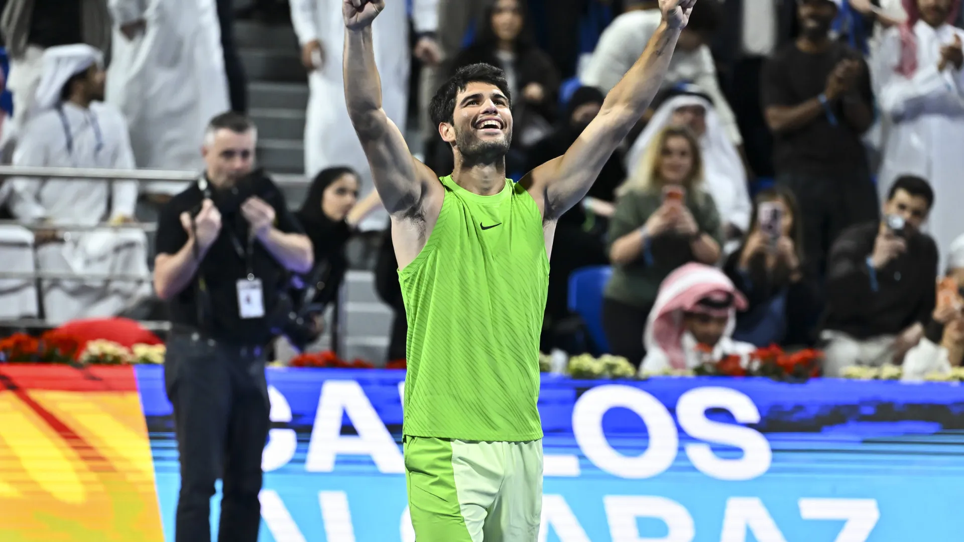 
                    Alcaraz conquista em Doha segundo título de 2026 frente a Fils 
                