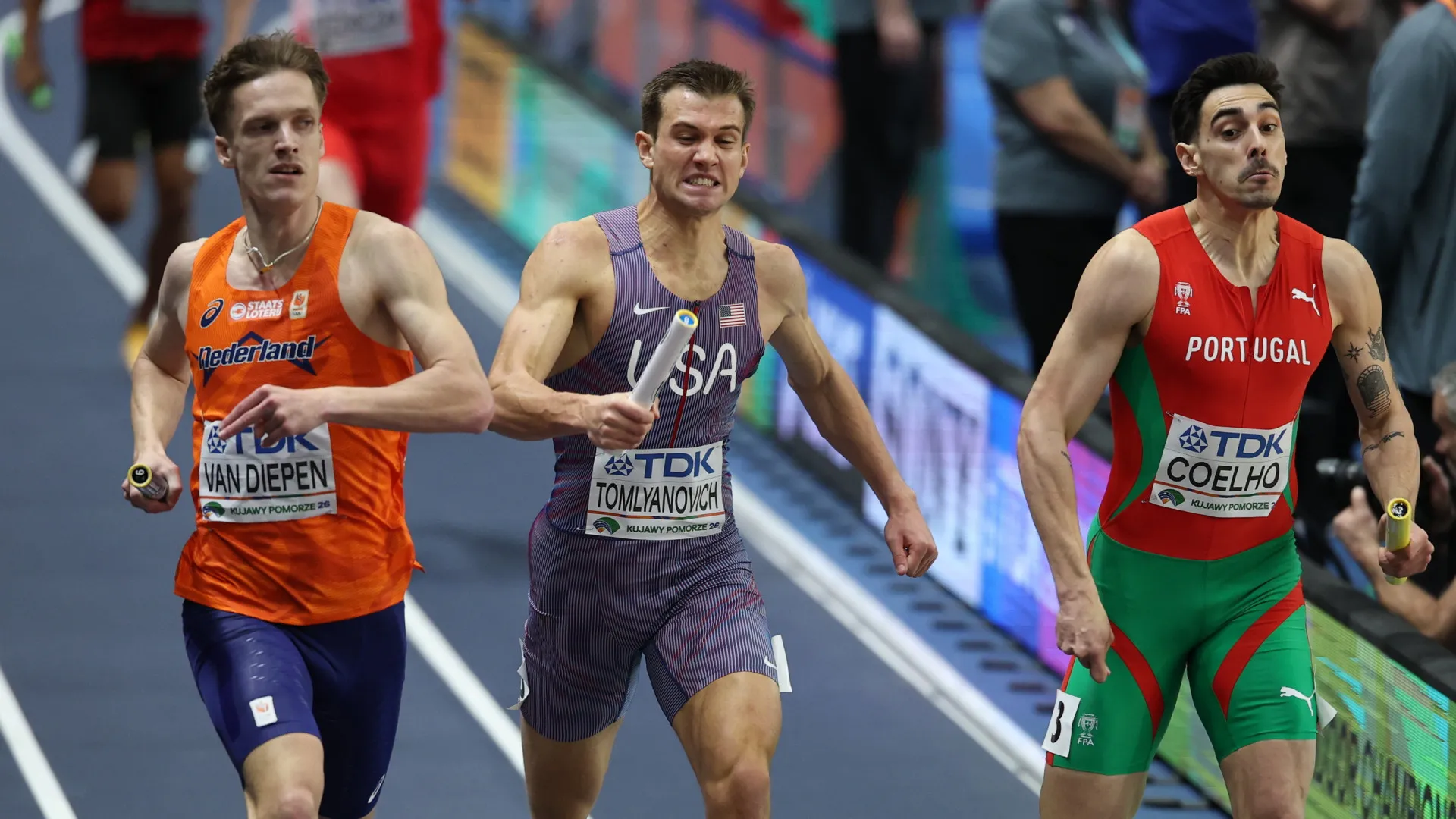 
                    Portugal quinto na estafeta masculina 4x400 metros dos Mundiais
                