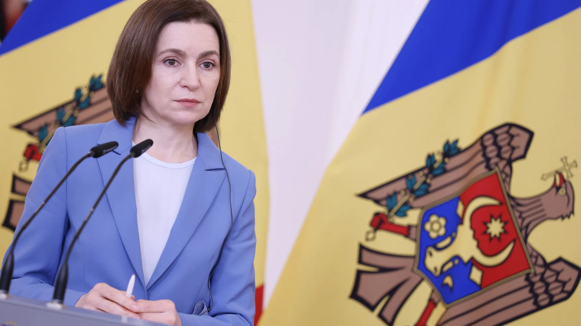 
                    Maia Sandu defende que adesão à UE reforça flanco leste europeu
                