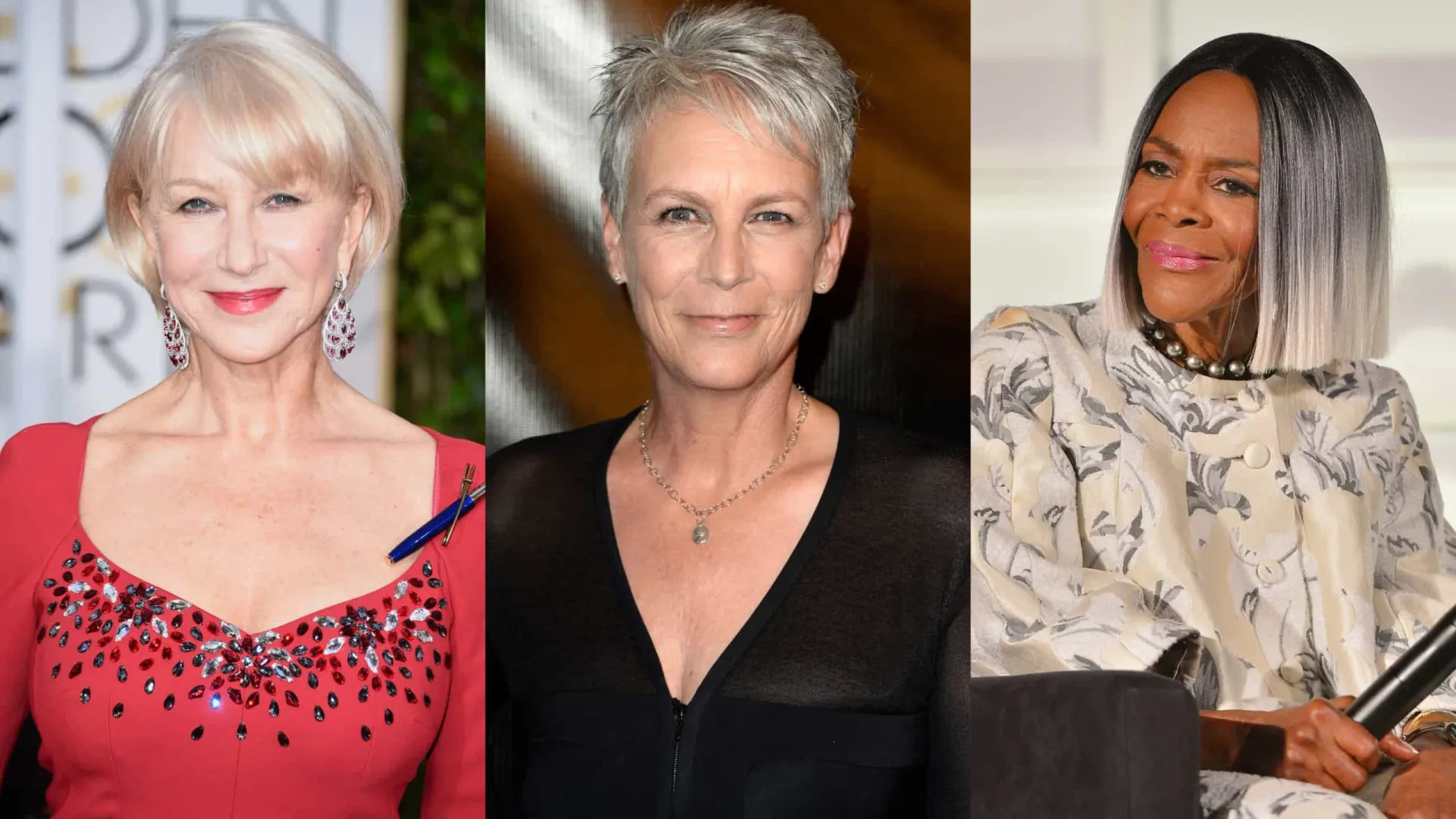 O charme da idade: As famosas que brilham com o cabelo grisalho
