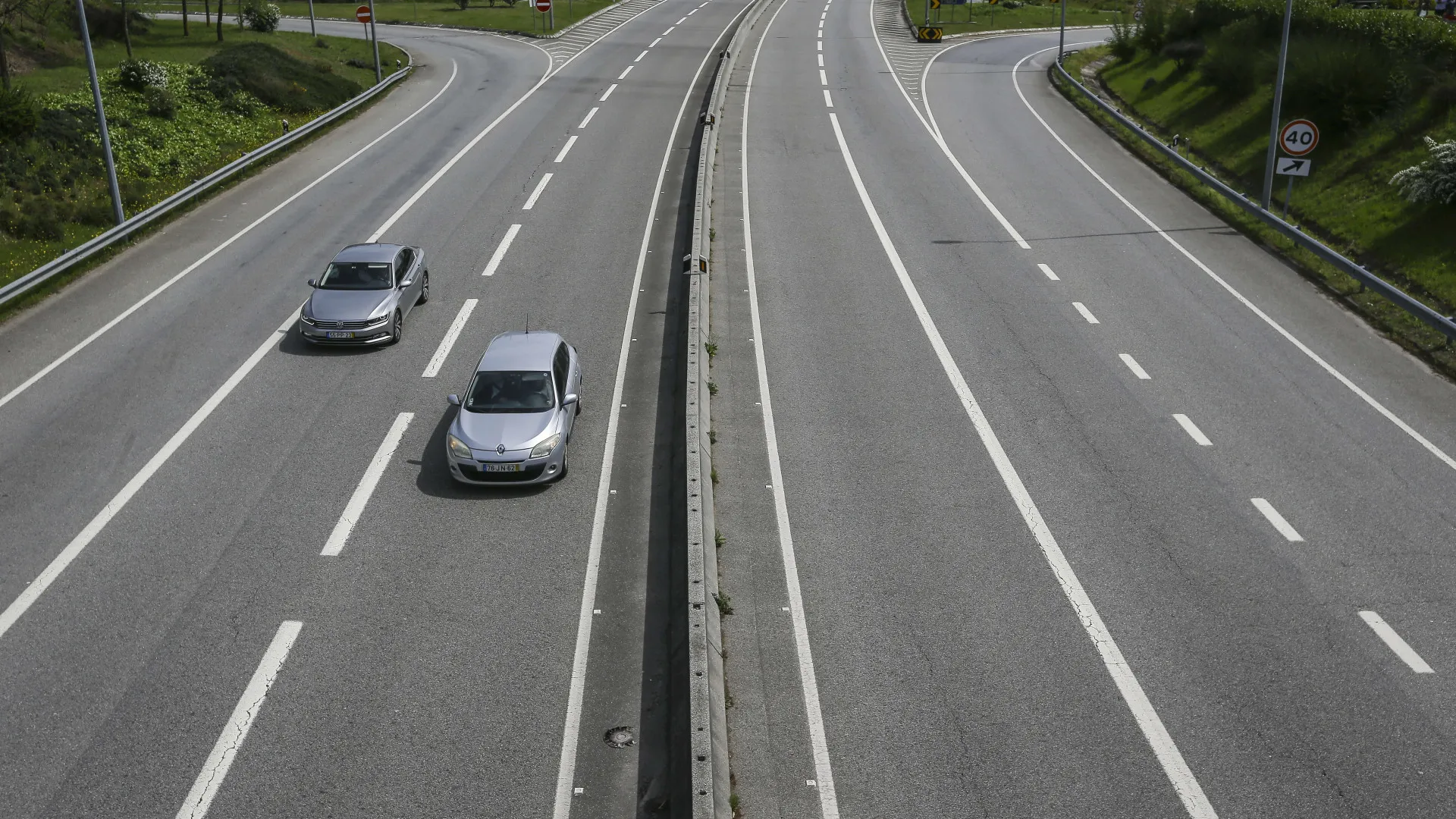 
                    Despiste no IP3 provoca um ferido grave e condiciona circulação
                