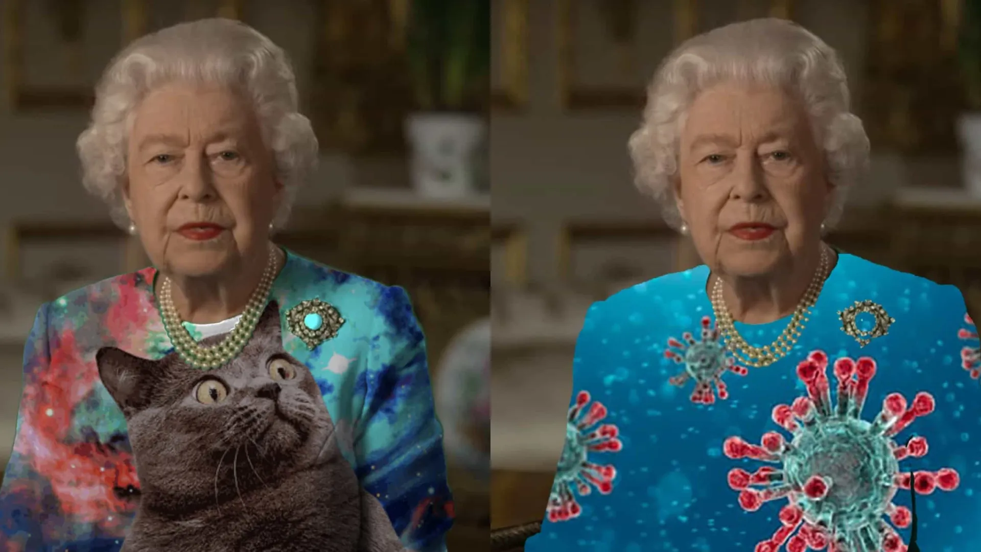 Hilariante! O vestido verde da rainha Isabel II que inspirou muitos memes