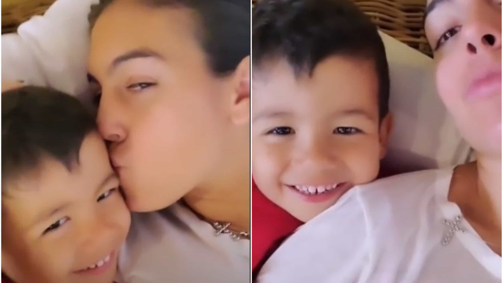 Georgina Rodríguez 'esmagada' com mimos pelo bebé Mateo: "Mamã, amo-te"