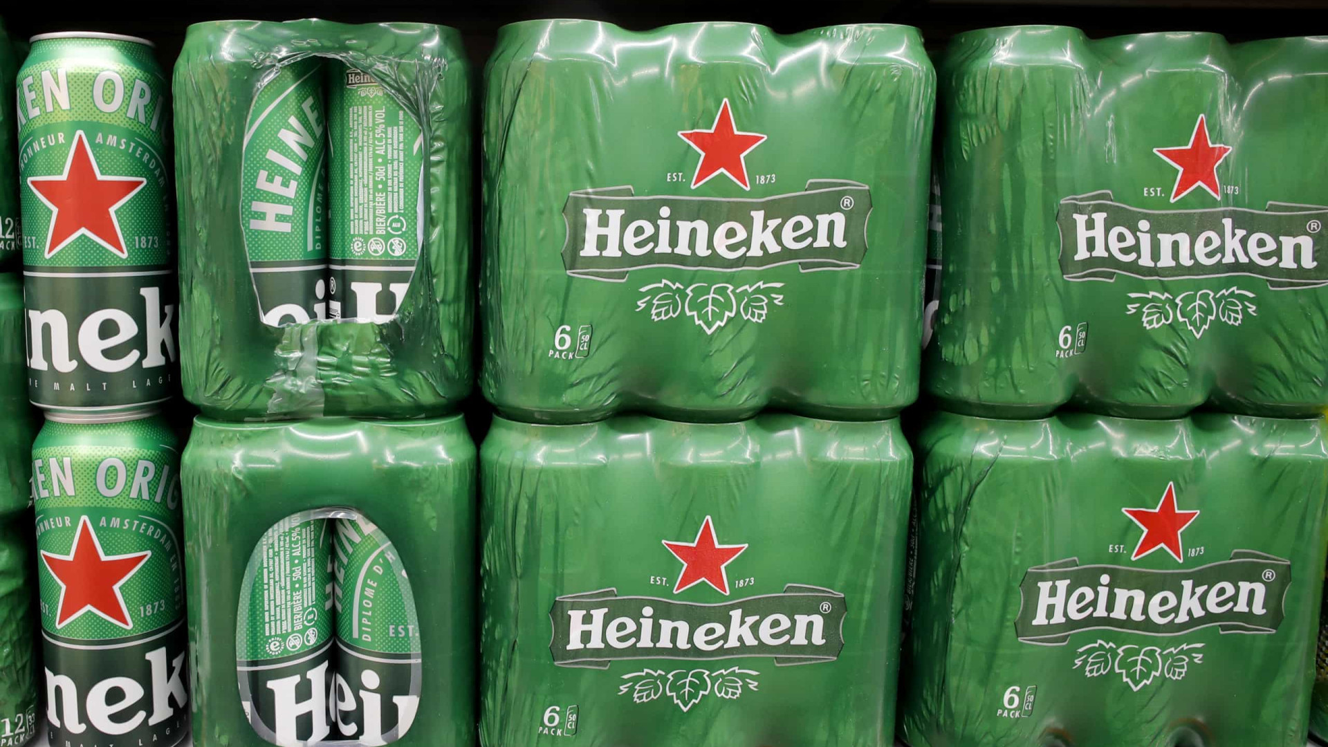Lucros da Heineken caem 57,6% em 2024 para 978 milhões