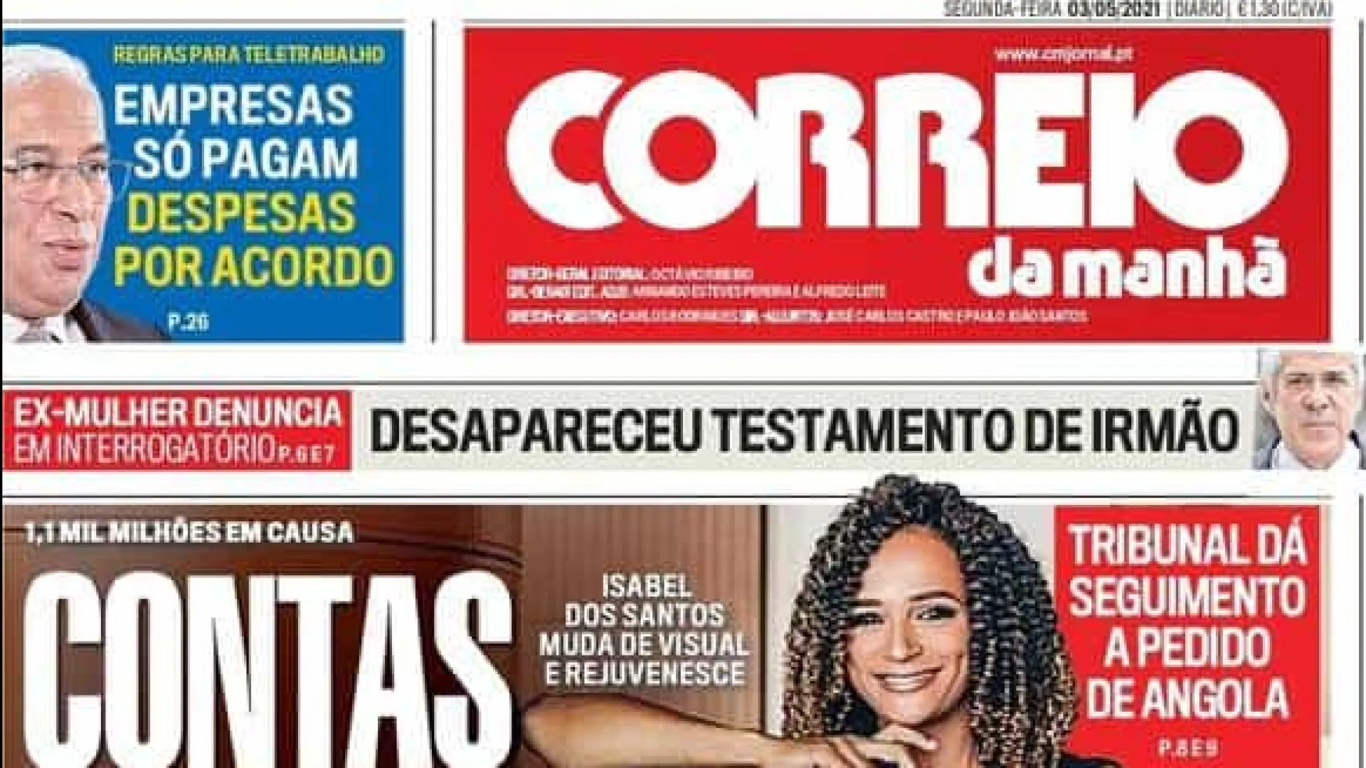 Hoje é notícia: Desapareceu testamento de irmão de Sócrates; Direita sobe