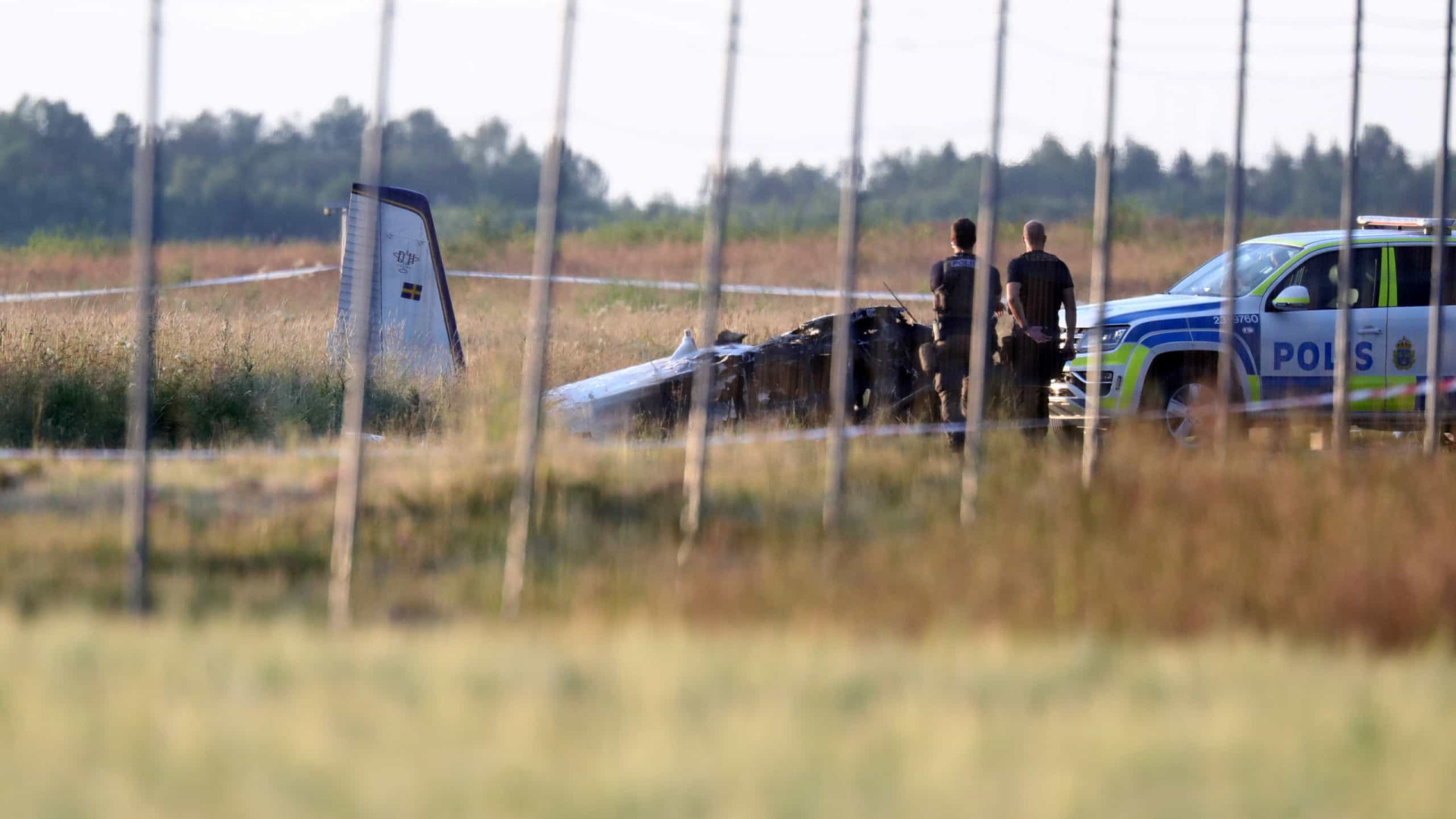 Nove mortos após queda de avião na Suécia