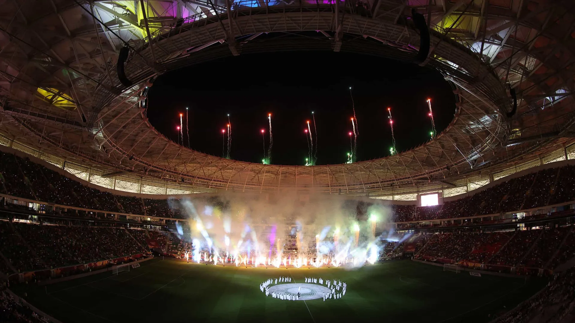 As imagens do mais recente estádio inaugurado para o Mundial'2022