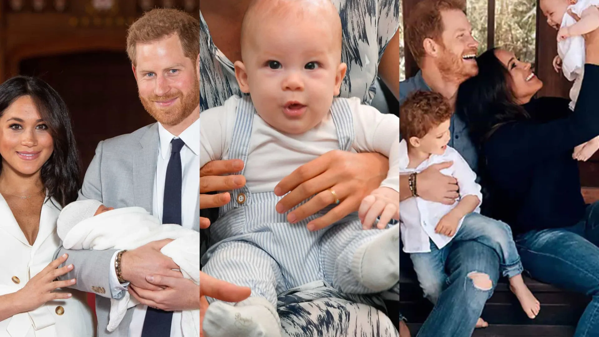 Filho de Harry e Meghan Markle está de parabéns! Archie completa 3 anos