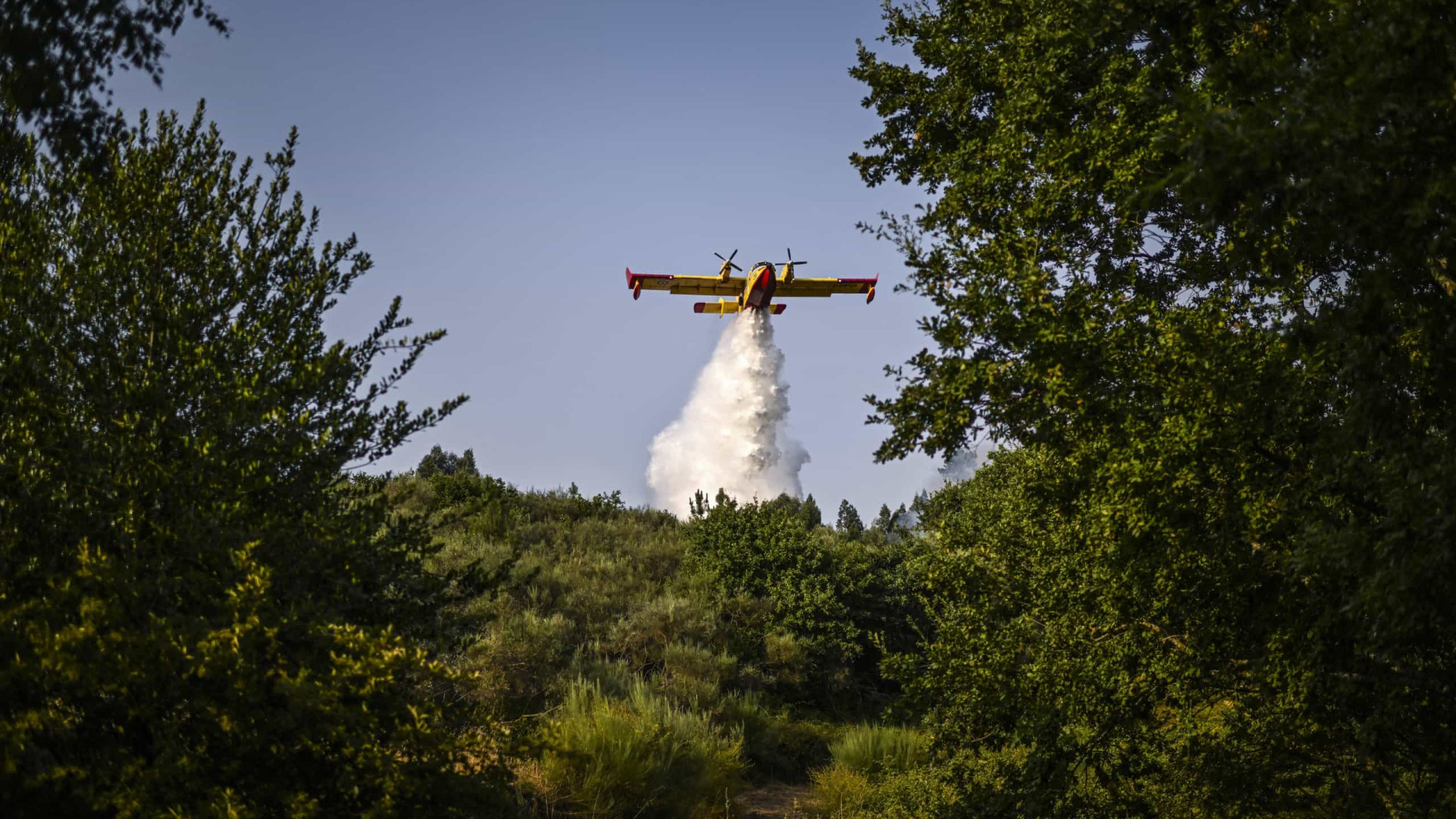 Meios aéreos estrangeiros mantêm-se em Portugal até sexta-feira