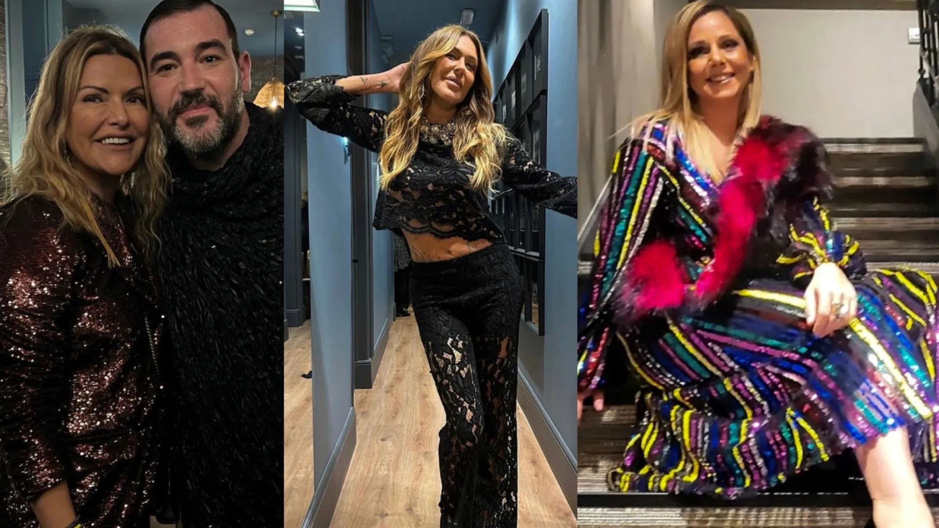 Looks com muita cor e brilho. Figuras públicas reúnem-se em desfile