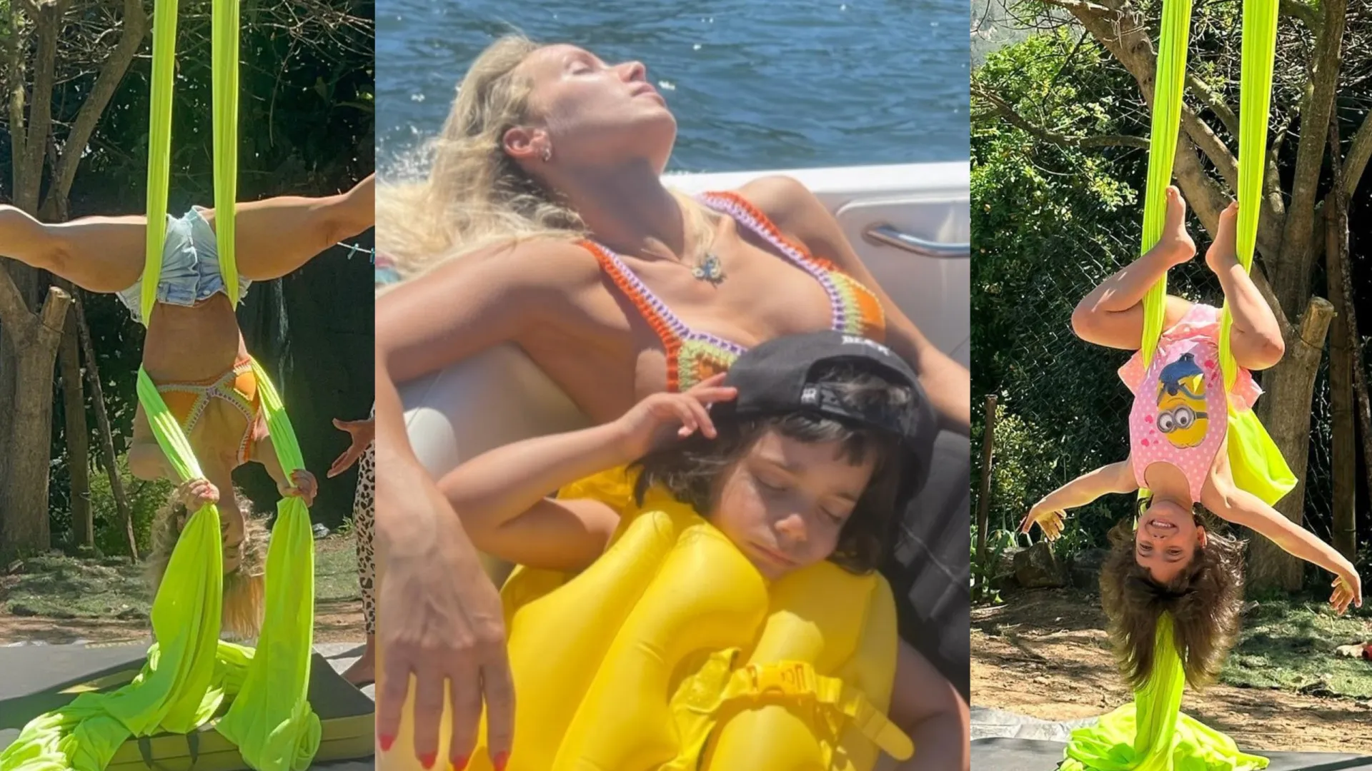 As imagens do fim das férias da Páscoa de Luciana Abreu com as filhas