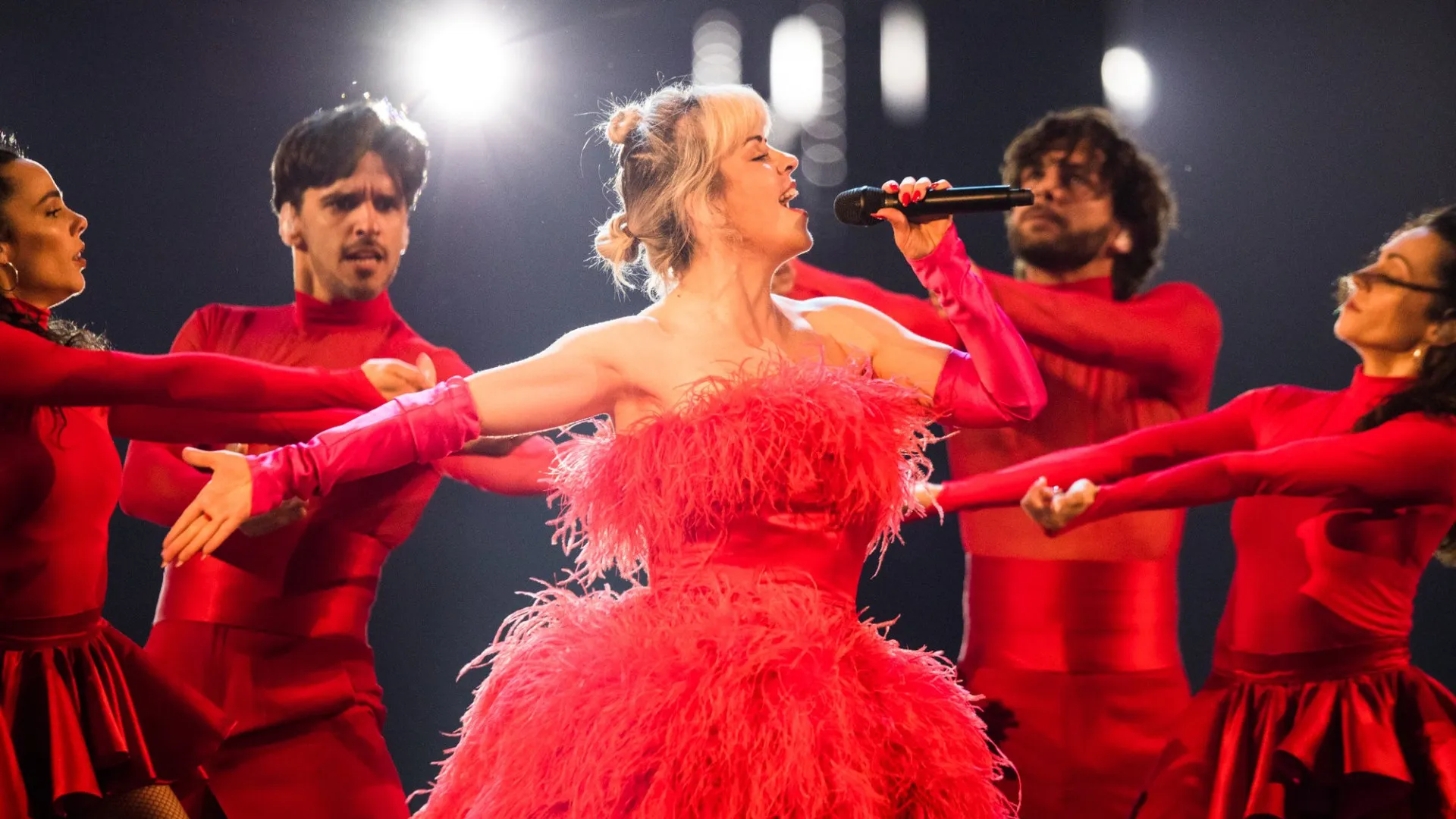 Ai Coração! Reveladas primeiras imagens de Mimicat no palco da Eurovisão