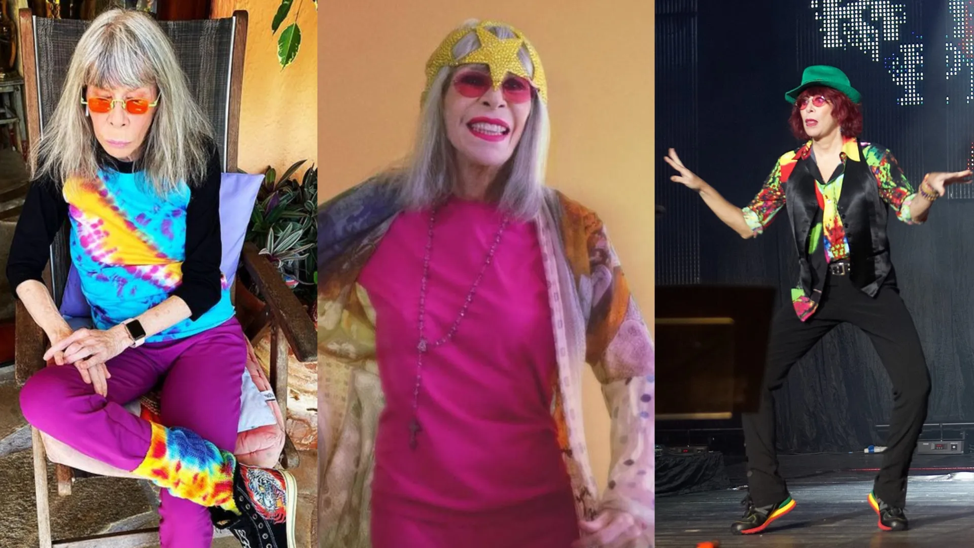 Rita Lee era um ícone da moda e há 10 looks que o comprovam