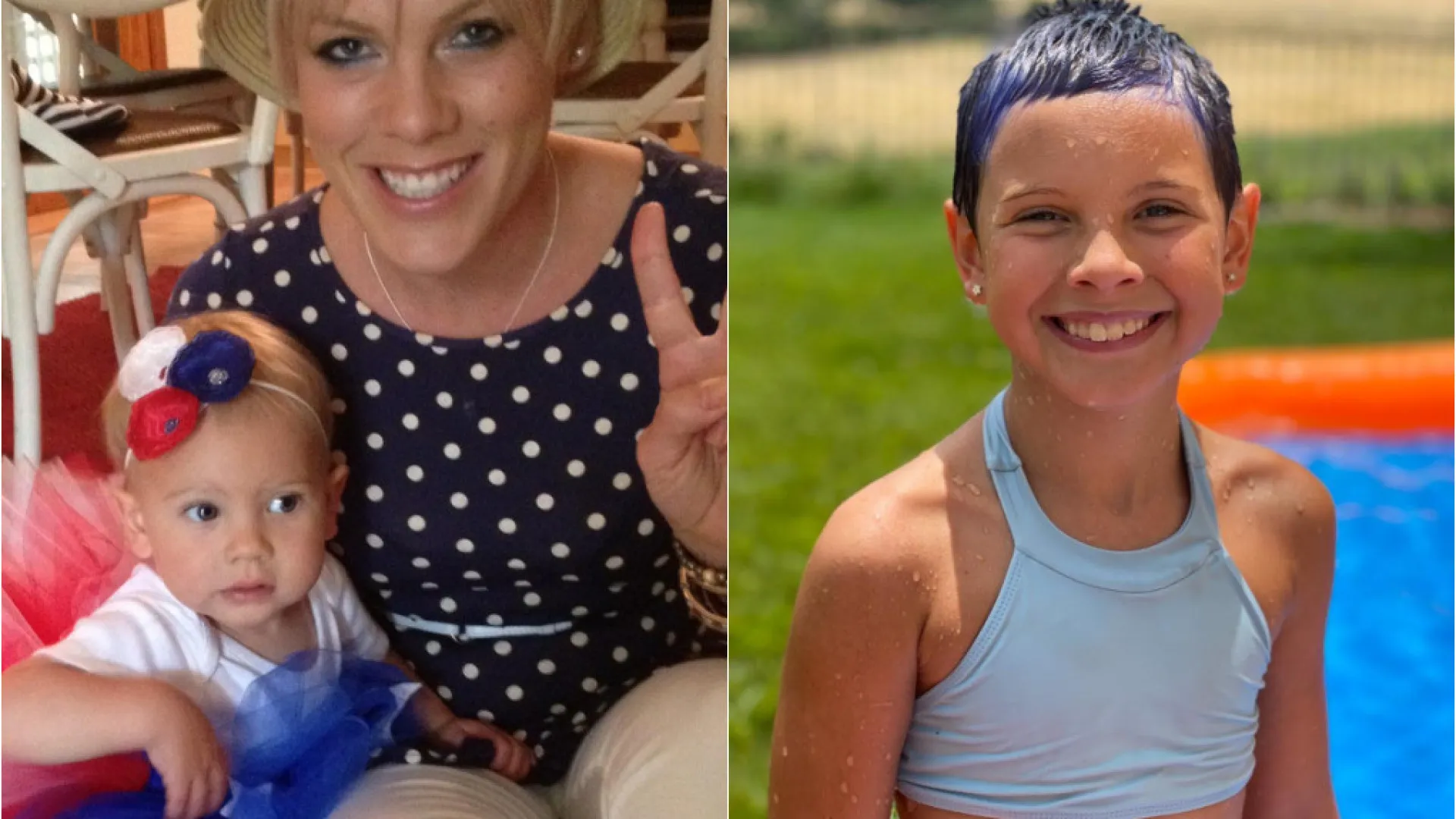 De bebé ao presente! Pink mostra como a filha cresceu em raras fotos