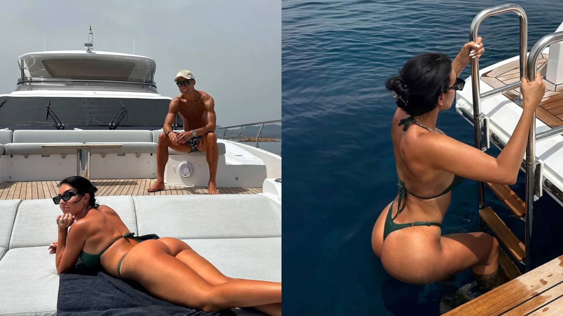 Georgina Rodríguez e as novas imagens das férias em família no iate