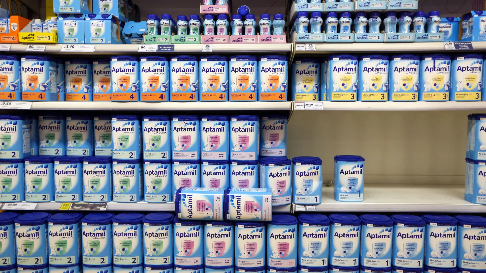 
                    Danone recolhe 120 lotes de leite infantil Aptamil e Milumil na Áustria e Alemanha
                