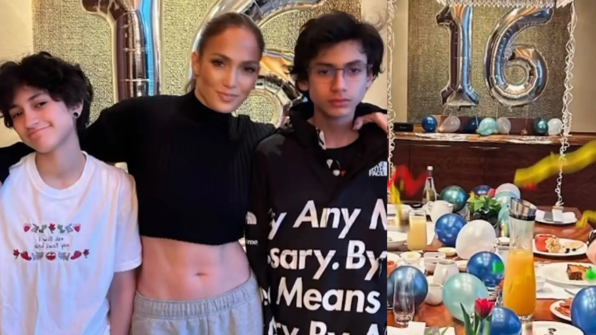 Filhos gémeos de Jennifer Lopez e Marc Anthony completaram 16 anos