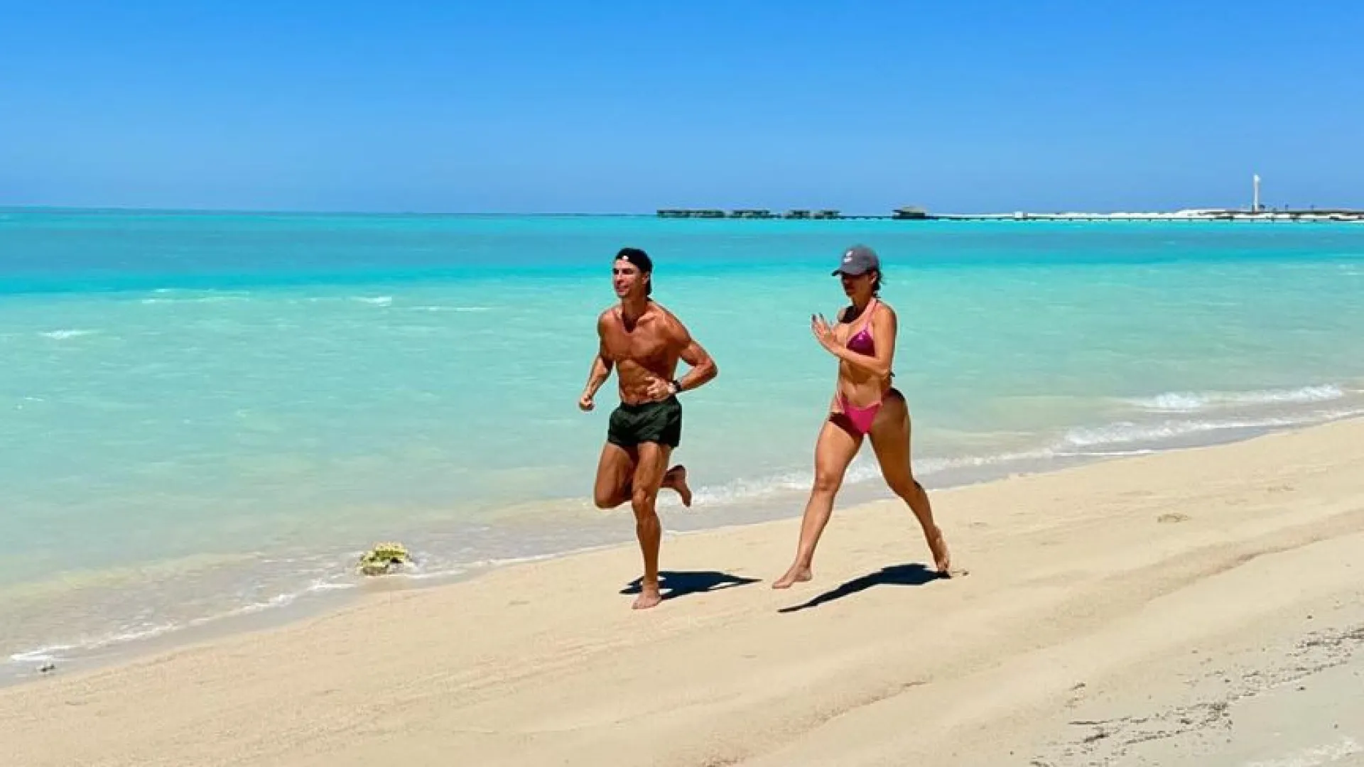 Novas imagens das férias de luxo de Ronaldo e Georgina Rodríguez