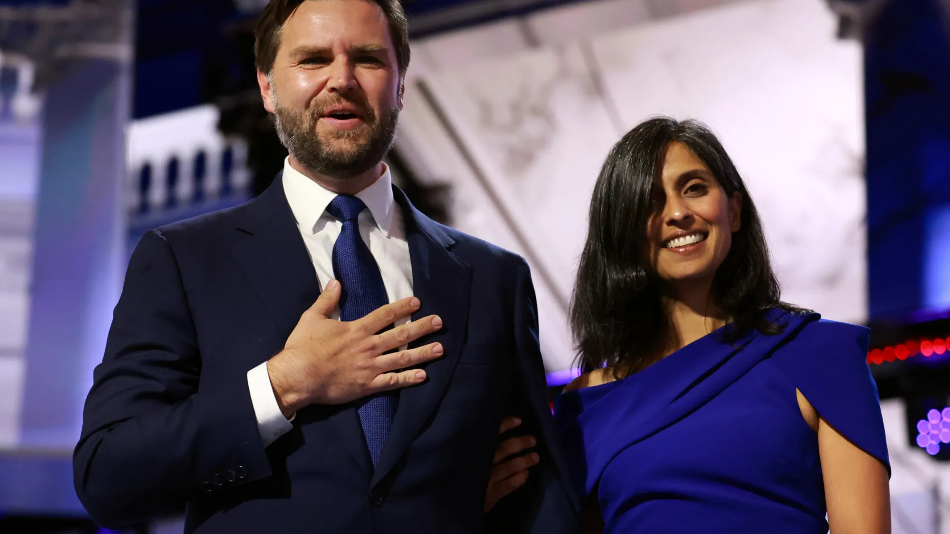 
                    Vice-primeira-dama dos EUA está grávida. Usha e JD esperam quarto filho
                