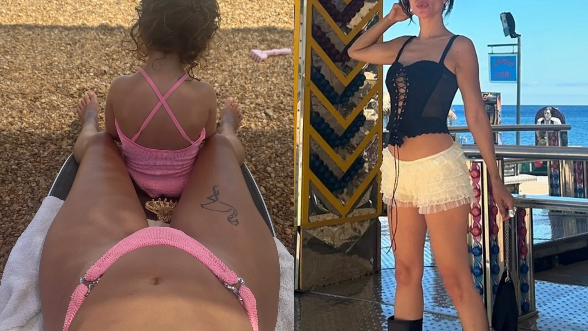 Ana Moura desfruta de dia de praia com a filha. As imagens