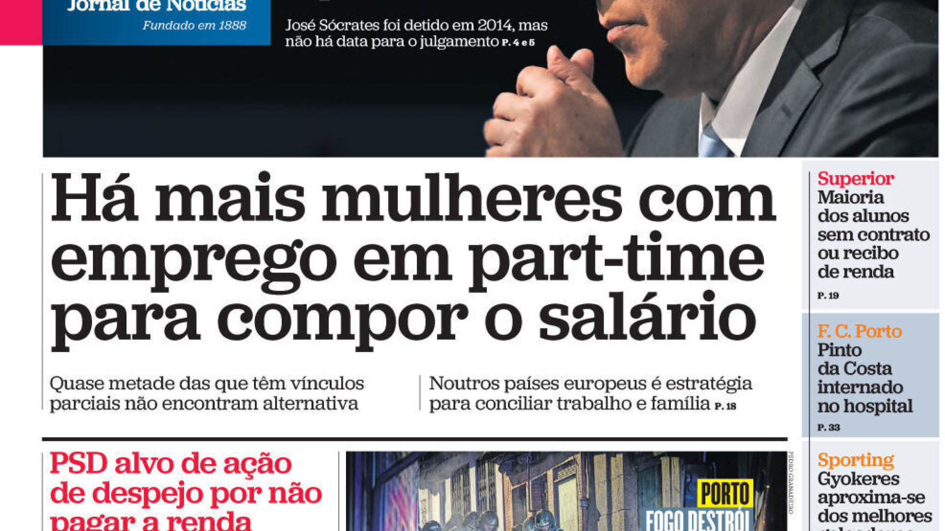 Hoje é notícia: Mais mulheres têm um part-time; INEM reforçado 