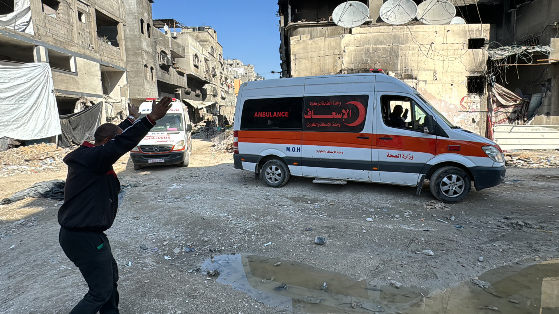 Três feridos em ataque israelita em hospital do norte de Gaza