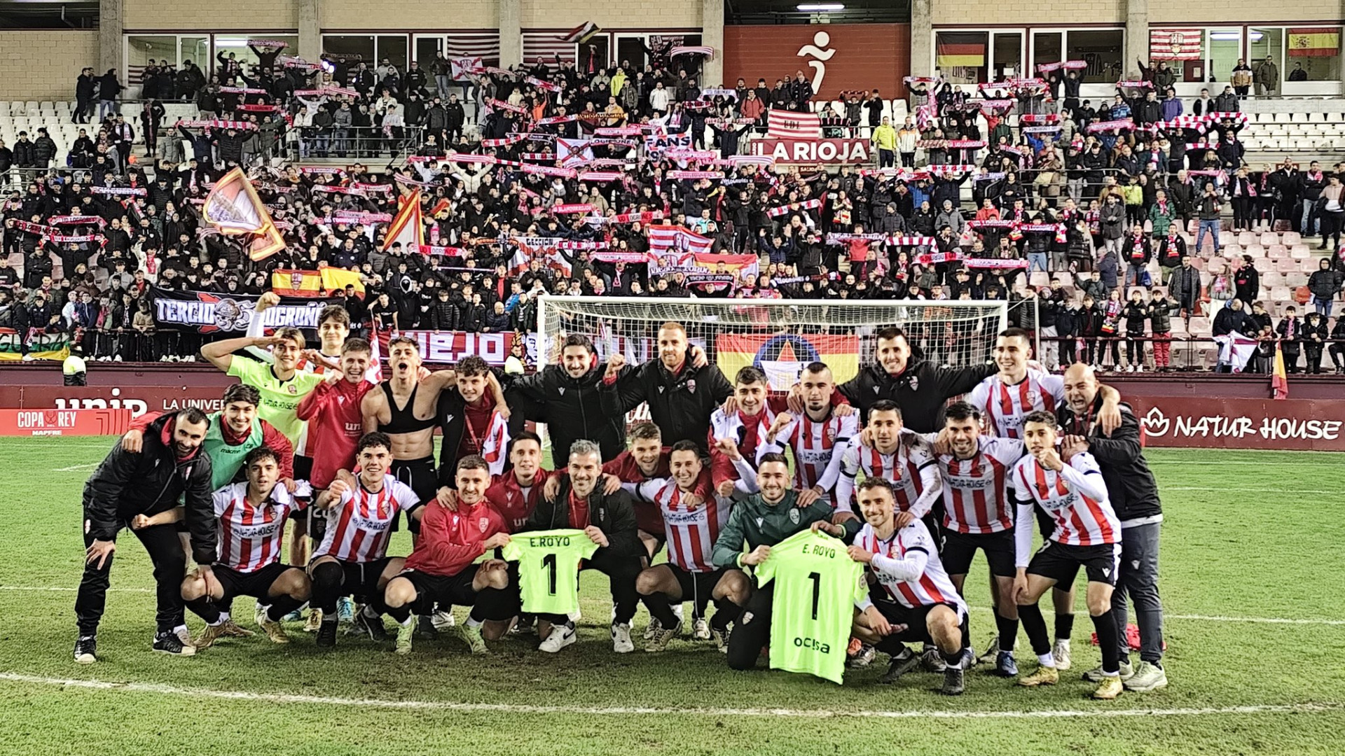 Guardião 'improvisado' ajuda Logroñes a eliminar Girona nos penáltis 