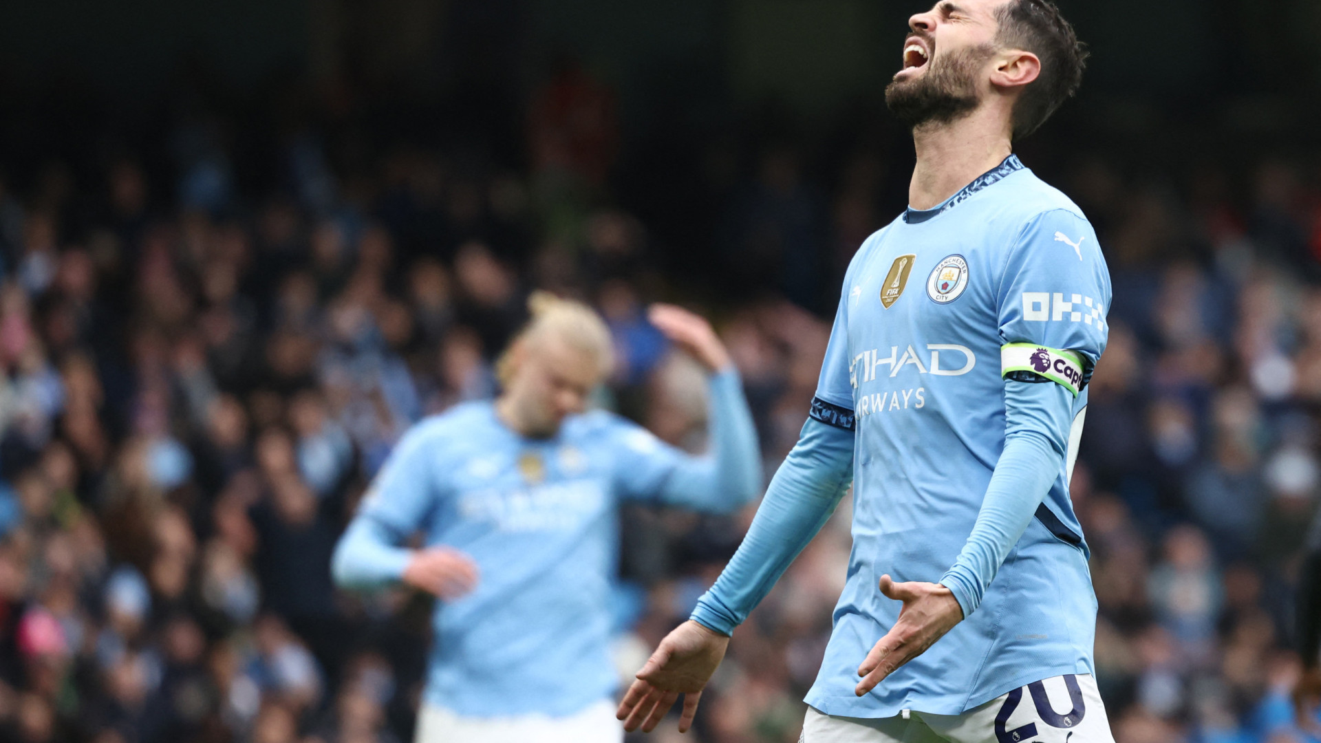 Só Bernardo Silva não chega e Manchester City continua em 'queda livre'