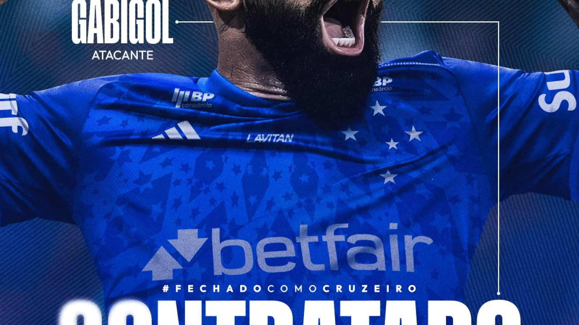 Oficial: Ex-Benfica Gabigol começa o ano com mudança para o Cruzeiro