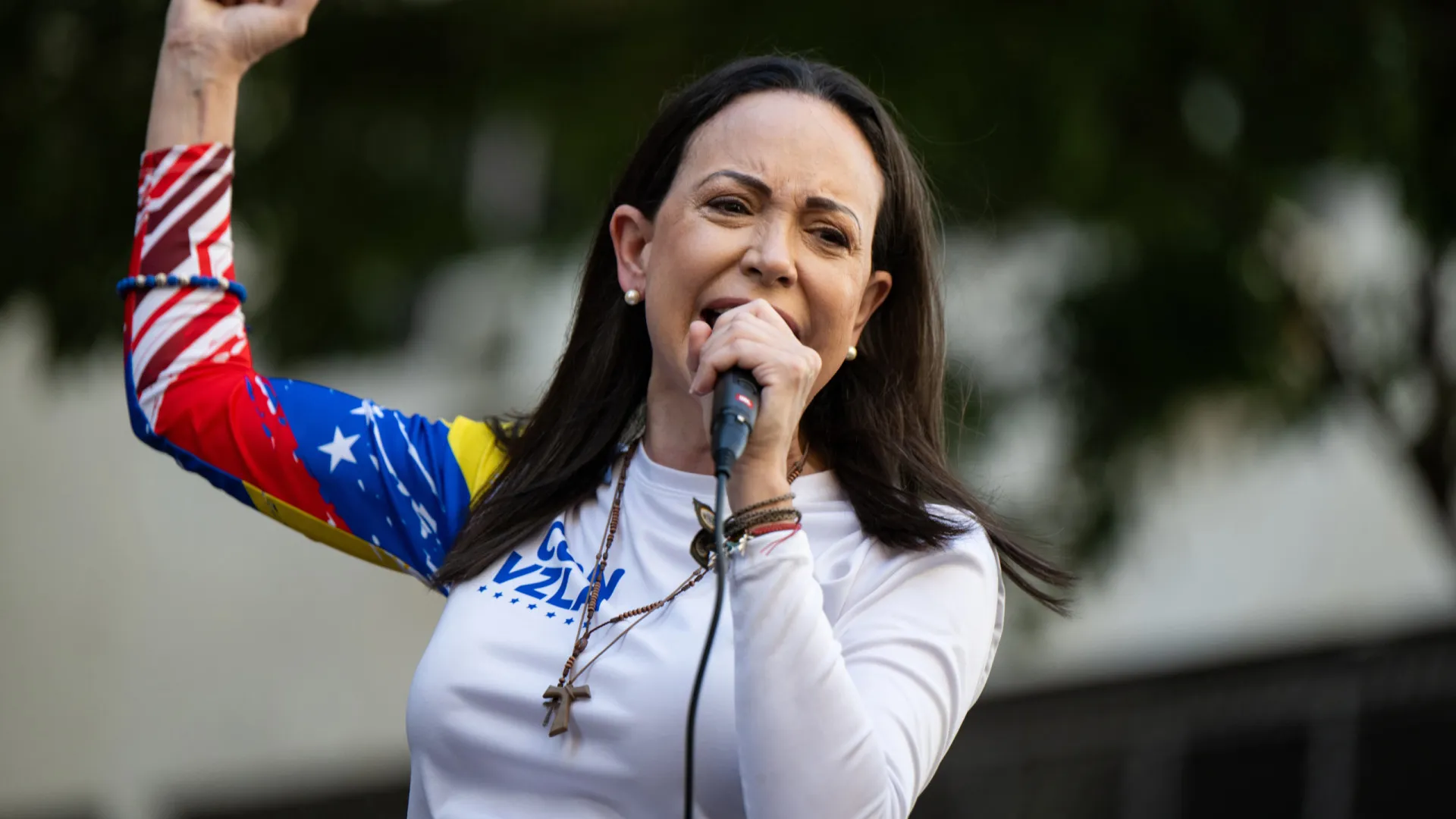 Venezueli grozi opozicijski voditeljici Marii Corini Machado z aretacijo, če bo odpotovala po Nobelovo nagrado za mir