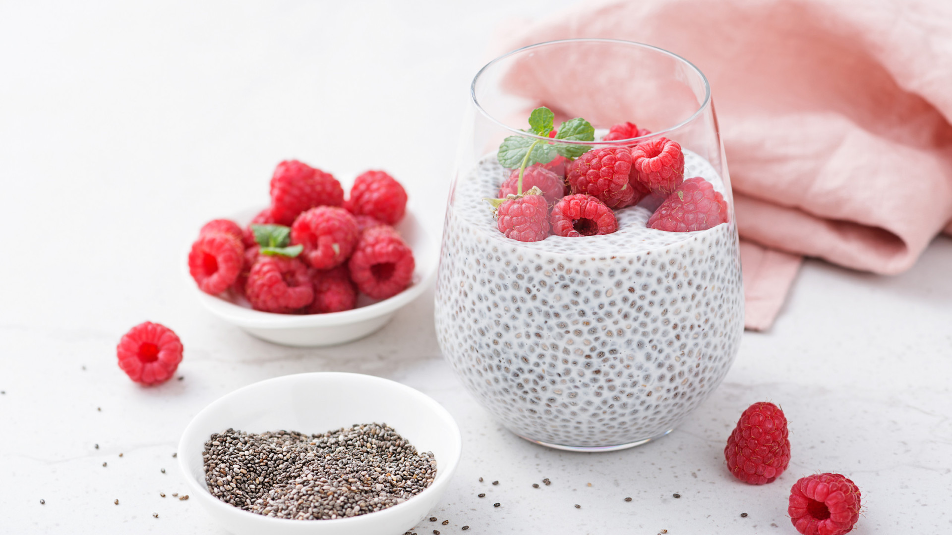 Receita de pudim de framboesa saudável. ‘De comer e chorar por mais’!