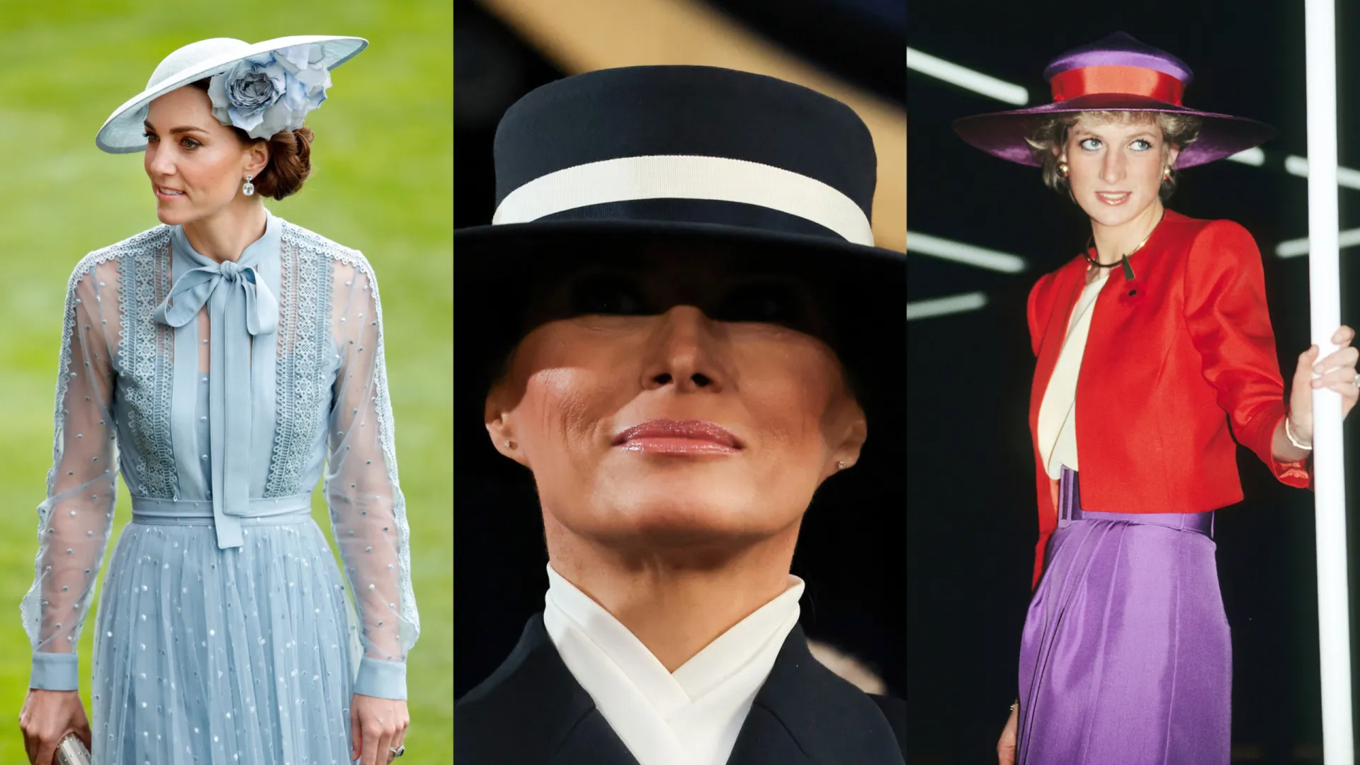Chapéus há muitos e não é só o de Melania! 20 casos icónicos da realeza