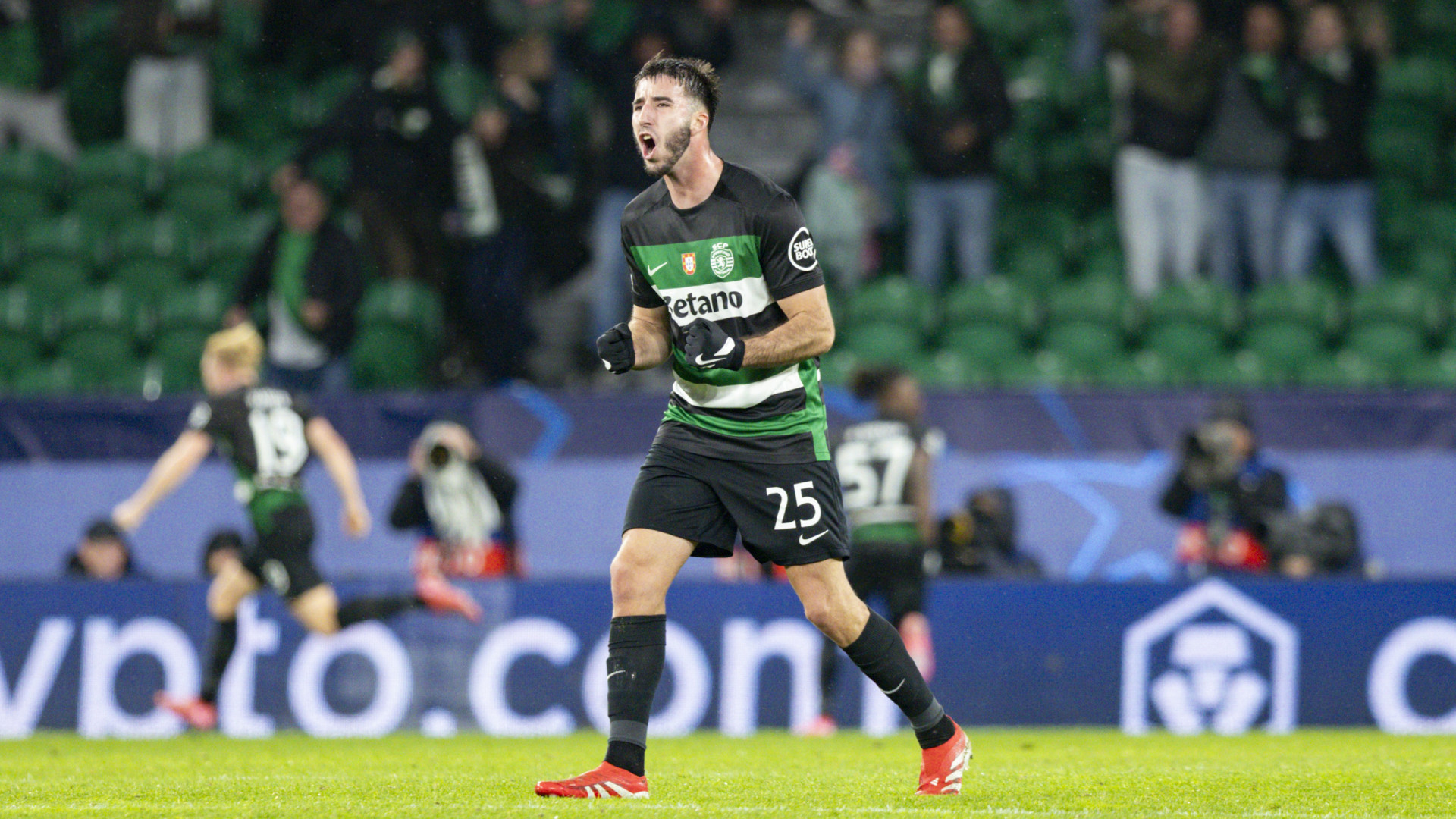 Gonçalo Inácio radiante com apuramento: “É onde o Sporting merece estar”