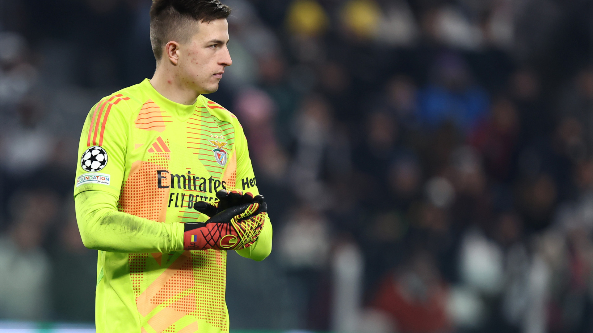 Trubin reage à festa do Benfica na Liga dos Campeões: “Jogámos por vocês”