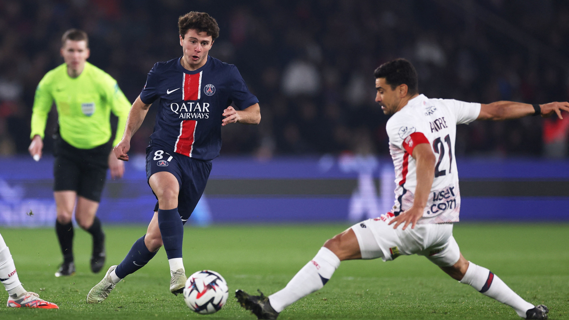 [4-0] PSG-Lille: Doué chega à 'chapa 4'