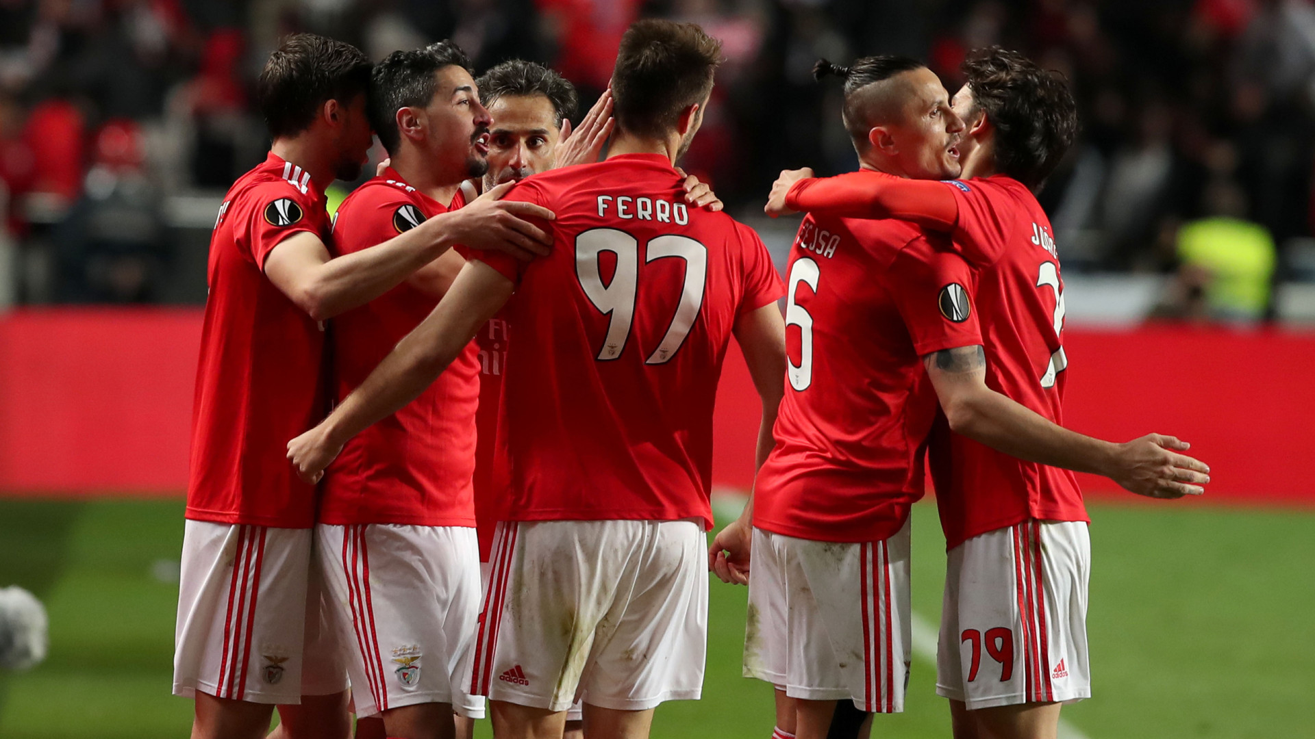 Pizzi, Jota e Rúben Dias. O onze do Benfica que eliminou o Dinamo Zagreb