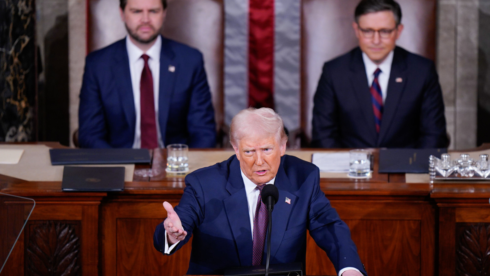Do “sonho americano” à carta de Zelensky: O que disse Trump no Congresso