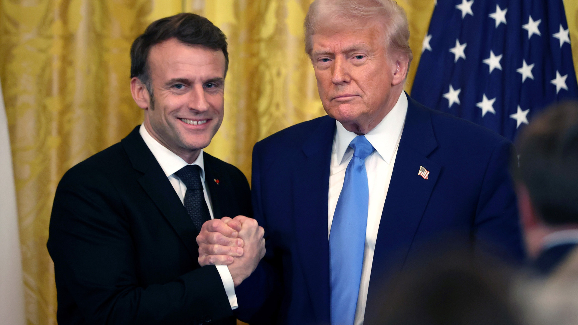 Palácio do Eliseu desmente possível ida de Macron e Starmer aos EUA
