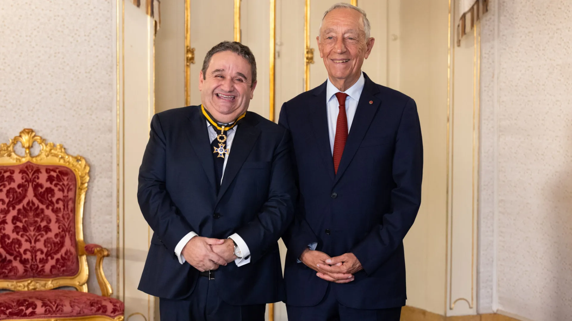 Fernando Mendes condecorado com o grau de Comendador da Ordem do Mérito