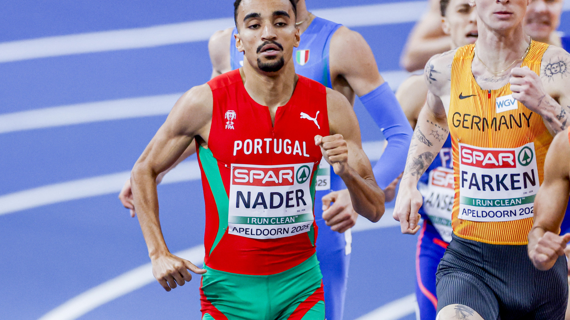 Isaac Nader arrecada medalha de bronze nos Europeus de pista coberta