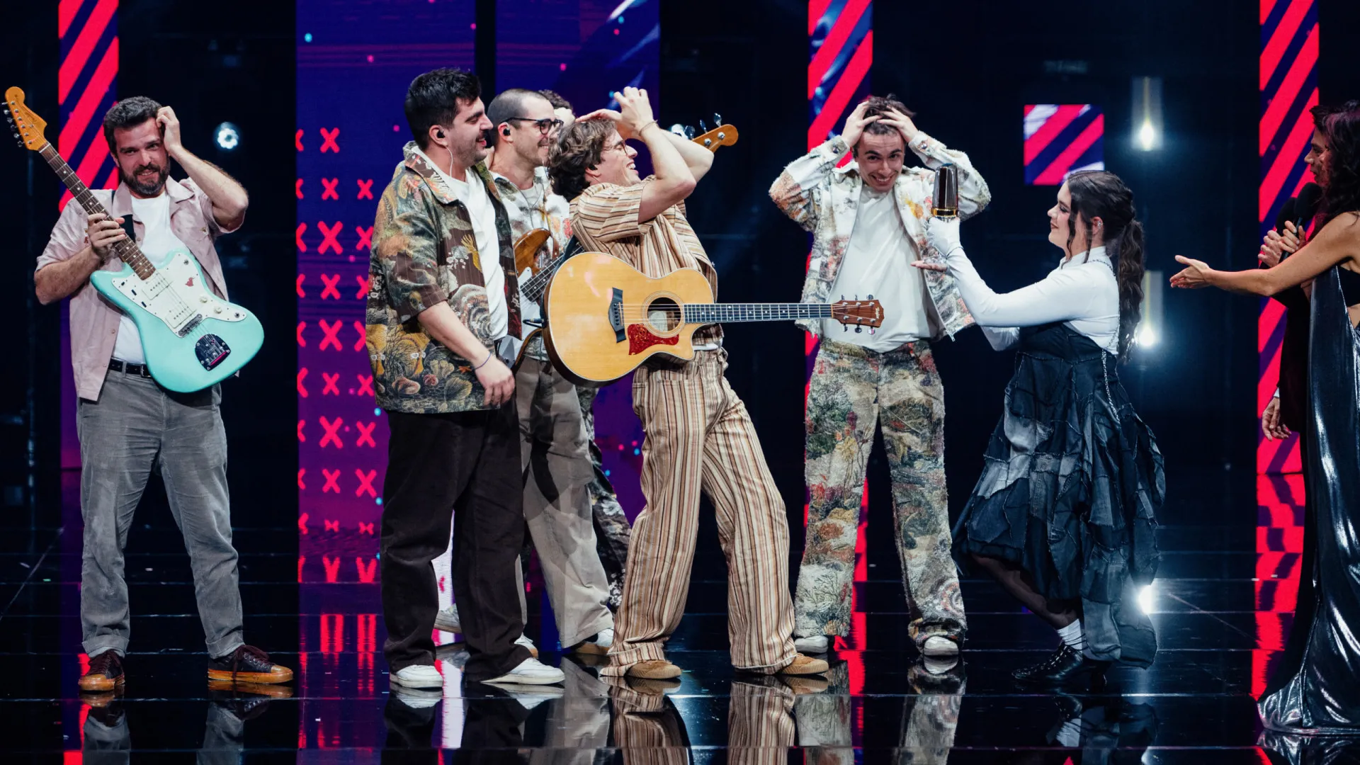 Da Madeira para a Eurovisão. As imagens da noite que deu vitória aos NAPA