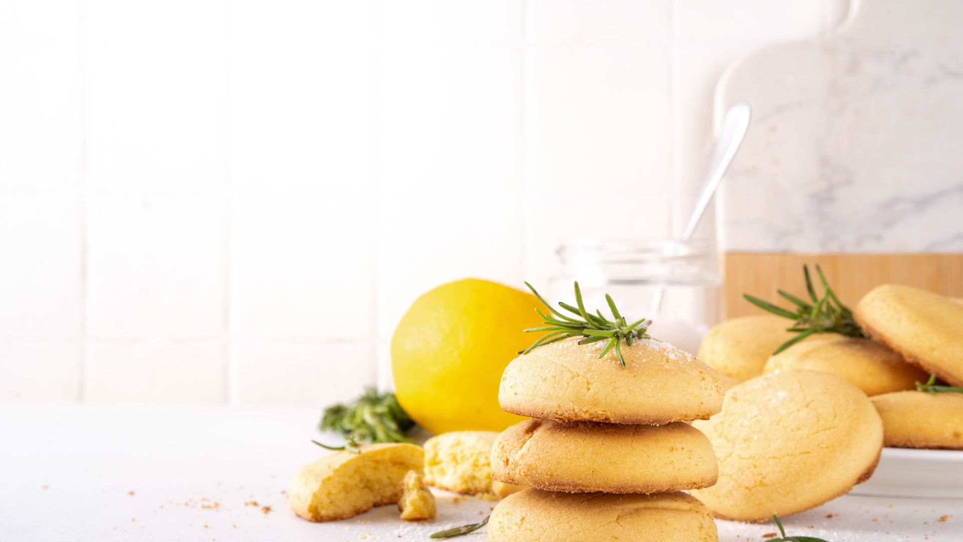 Biscoitos de limão saudáveis. A receita que vai alegrar o seu domingo!