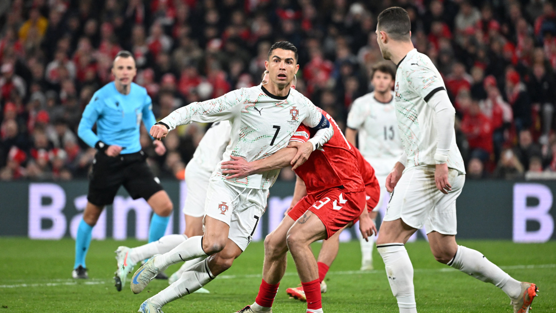 A mensagem de Cristiano Ronaldo antes do jogo decisivo com a Dinamarca